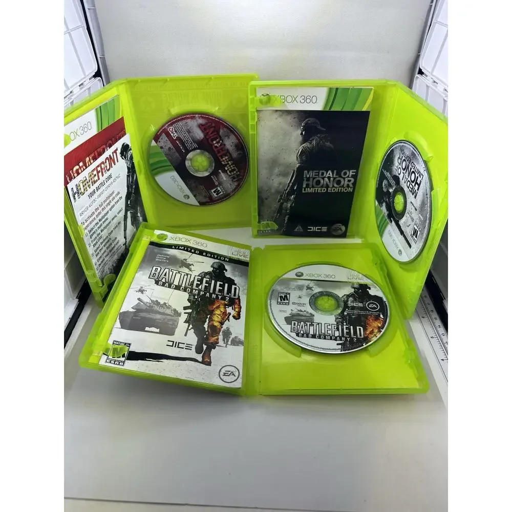 FPS Microsoft Xbox 360 Games Shooter Games Battefield Homefront Medal Of Honor